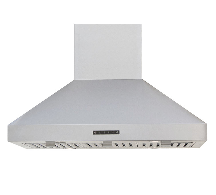 Windster 30" 780 Ducted (Vented) Island Range Hood with Baffle Filter